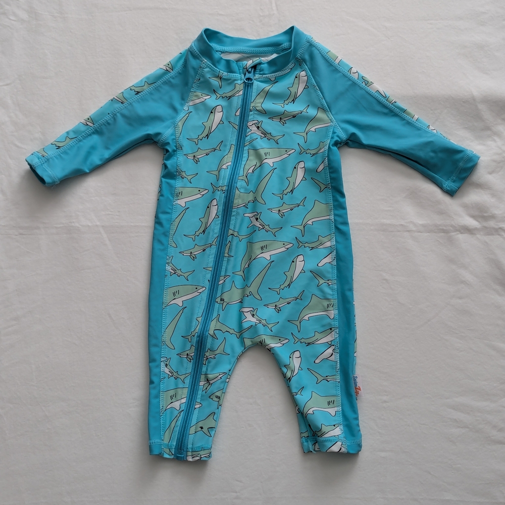 *Like New* Swimzip 0-6 Months Baby One-Piece Rash Guard